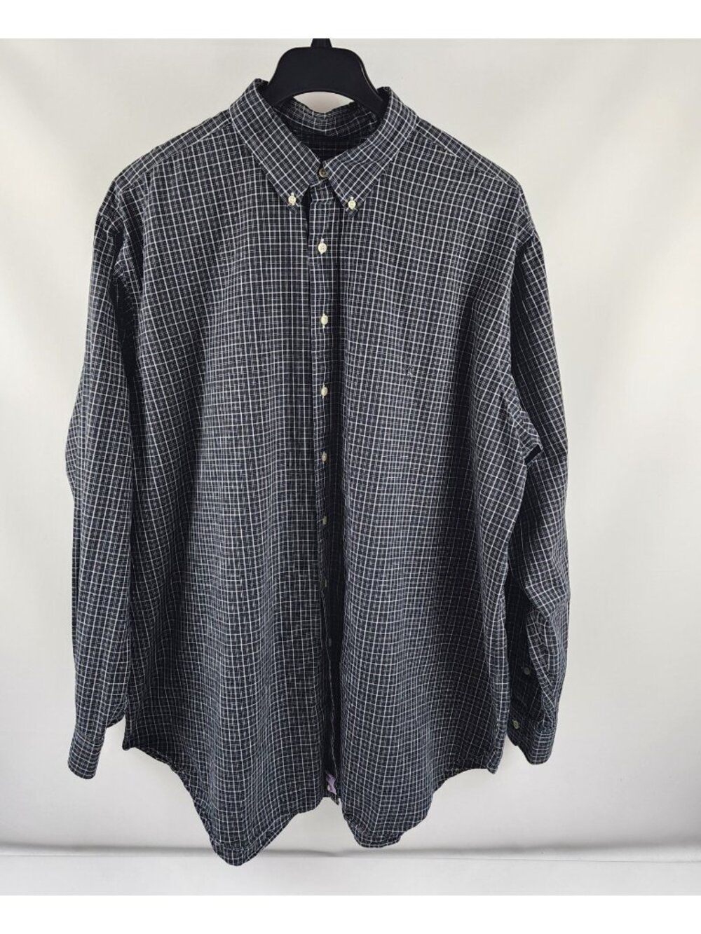 Ralph Lauren Shirt Men 3XLT Multi Plaid L/S Button Down Collar